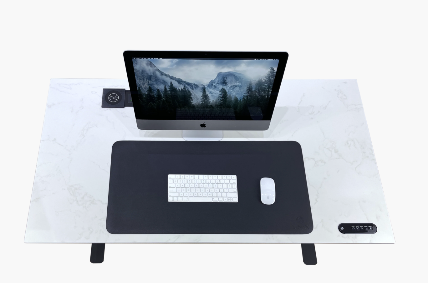 unix quartz standing desk top